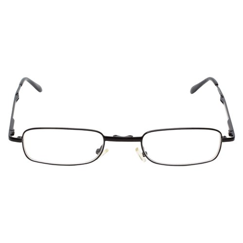 Calabria 308 Folding Reading Glasses +1.25 Black Men Women Slim Foldable Pocket Reader Spring Hinge Eyeglass Compact w/Case