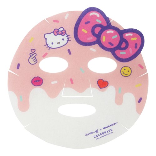 The Crème Shop | Hello Kitty CELEBRATE - Me Time! Youth-Promoting Sheet Mask (3 Pack), for Plumping Treatment