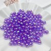 Daiyifiy 2000 Pcs 4mm Acrylic Round Beads AB Colors Craft Beads Round Spacer Beads with Holes for DIY Craft Making Necklace Bracelet Earring Ornament(22- Deep Purple)