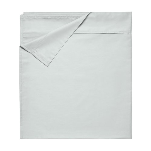 California Design Den Twin Size Flat Sheet, Soft 400 Thread Count 100% Cotton Sheet, Sateen, Cooling & Breathable Bed Sheets, Light Grey Top Sheet,Twin Sheets, Single Twin Flat Sheet Only (Light Grey)