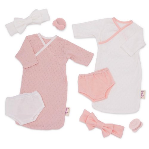 LullaBaby – 14" Doll Clothing Set – Blanket Sleepers – Pacifier Accessories – Imaginative Play – Toys for Kids Ages 2 & Up – Baby Doll Sleep Sacks Outfit