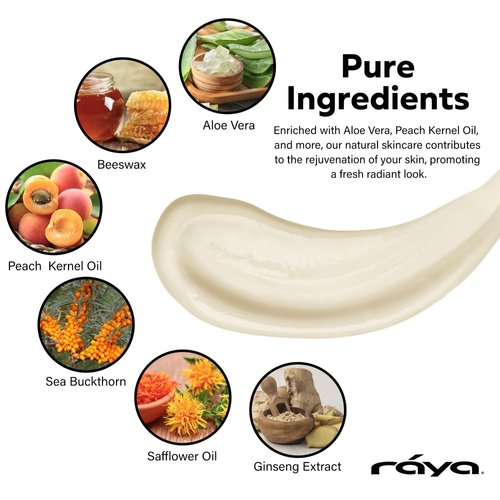 Raya SPA Bio-Effective Night Cream | Deep Recovery Anti-Aging Facial Moisturizer | Firming & Wrinkle Repair | Overnight Face Care for Tone Reviving & Beauty Sleep | Non-Oily Renewing Cream