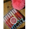 Glam Lux Nicka K Juicy Lip shimmer Lip Gloss Set of 8 & keychain gifts for aunts, women, girls, teens, moms