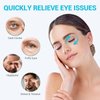 Comfytemp Cold Gel Eye Mask, Cooling Eye Ice Pack for Puffiness, Reusable Cold Compress Eye Mask for Puffy Eyes, Dry Eyes, Sinus, Dark Circles, Migraines Relief, FSA HSA Approved, Lycra Side, 1 Pack