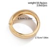Denifery Gold Bangles for Women Cuff Bangle Bracelets Wide Chunky Gold Bracelet Open Wrist Cuff Bracelet Thick Irregular Cuff Open Wide Gold Bracelet Minimalist Jewelry (Gold)