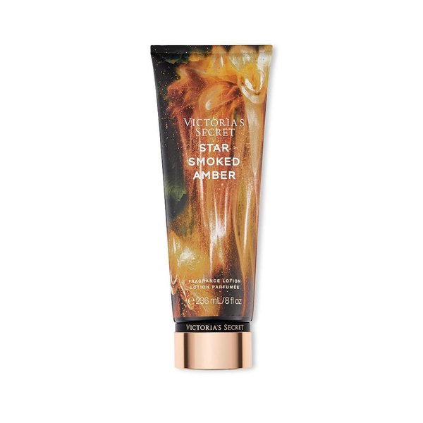 Victoria's Secret Star Smoked Amber Fragrance Body Lotion For Women 8 Fl Oz (Star Smoked Amber), Pack of 1