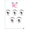 KC Lashes. Individual. D Curl 0.07 thickness 14mm. Pair of False Eyelashes Mixed Color Eyelashes Cosplay Party False Eyelashes Halloween And Christmas Colored False Eyelashes