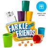 Brybelly Farkle with Friends - 2-6 Player Dice Game for Family Game Night - Includes 6 Dice Cups, 36 Dice, Scorecards, and Instructions
