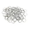 Loose Leaf Binder Rings 1-Inch（100 Pack） Office Metal Book Rings, Nickel Plated Steel Key Rings for School，Sliver