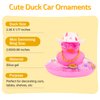 wonuu Pink Rubber Duck, Heart-shaped Sunglasses Rubber Ducks for Cars, Funny and Cool as Car Ornament Gifts, Pink Cowboy Hat
