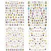 Easter Nail Stickers Rabbit Nail Decals Cute Cartoon Bunny Egg Nail Stickers for Women Girls Kids Nail Art Decorations Manicure Nail Tip Decor 10sheets 3D Self-Adhesive Decals