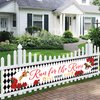 Kentucky horse derby banner backdrop party supplies horse racing outdoor indoor sign birthday party decorations supplies