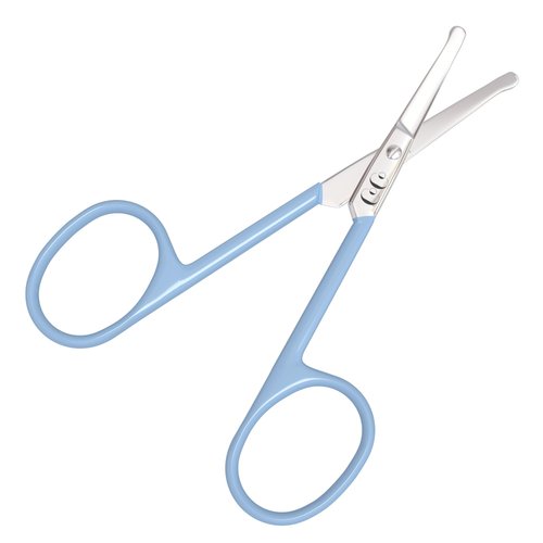 Cocos Safety Baby Nail Scissors, Baby Nail Clippers for Fingernail and Toenails, Small Scissors for Toddlers, Infant, Adults and Kids – Stainless Steel Blunt Tip + Storage Case