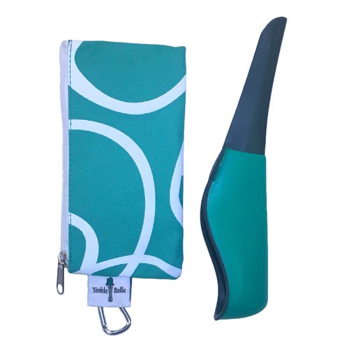 Tinkle Belle Female Urination Device/Portable Urinal with Case -Stand to Pee While Staying Fully Clothed. Easy, Compact, Reliable for Hiking/Camping/Travel/Concerts/Festivals/Dirty Toilets