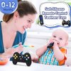 AiTuiTui Teething Relief Teethers Toys for Babies 3 6 9 12 Months Gifts, Silicone Sensory Teether Remote Control & Game Controller Baby Bath Toys for Newborn Infant Toddler Boy Girl Autism Birthday