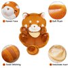 ZCPACE 11.8'' Kawaii Red Panda Stuffed Animal Plush Pillow Toy with Detachable Scarf Ailurus Fulgens Plushie Doll Toys Home Decor