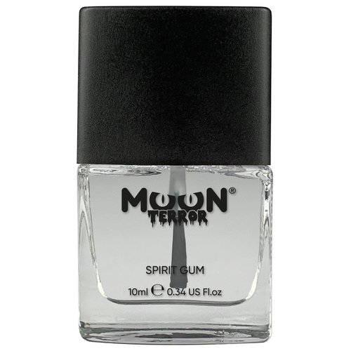 Moon Terror - Pro FX Spirit Gum - 0.47fl oz - SFX Make up for Halloween, Glue Adhesive Fix, Body Glue for Prosthetics Glitter Jewels Hair Wigs Special Effects Make up
