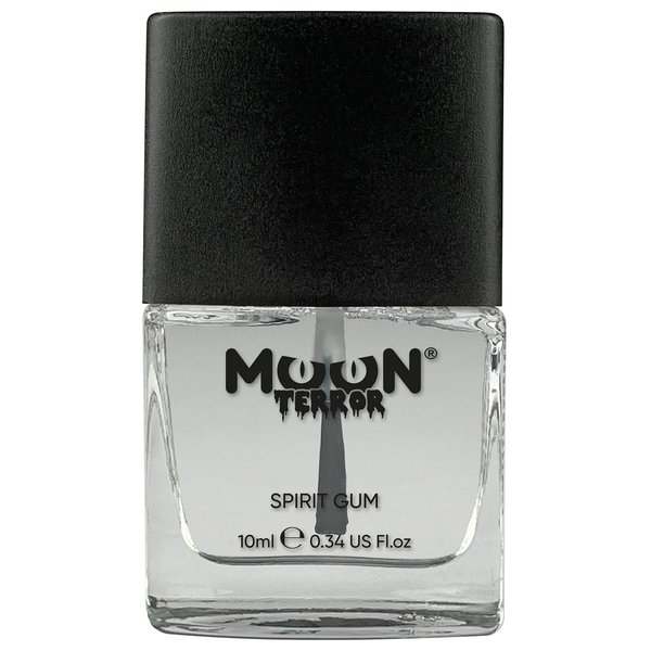 Moon Terror - Pro FX Spirit Gum - 0.47fl oz - SFX Make up for Halloween, Glue Adhesive Fix, Body Glue for Prosthetics Glitter Jewels Hair Wigs Special Effects Make up