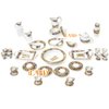 iLAND Miniature Dollhouse Accessories of Tea Set, Tableware and Mini Food for Dollhouse Furniture (Elegant)