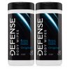 Defense Soap Body Wipes 40 Count (Pack of 2) with All Natural Tea Tree Oil | Post Workout, Sport, Wrestling, Camping, Shower Wipes for Men and Women