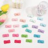 CÉLLOT 60 Pcs Baby Hair Clips Bows for Girls Mini Baby Bows Snap Clip Grosgrain Ribbon 1.2" Tiny Hair Bows Clips for Baby Girls Toddlers Infant Fine Hair (30Colors in Pairs)