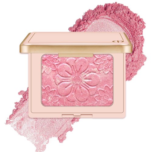 Blush Palette Matte Blush for Cheek Makeup, Lightweight Highly Pigmented Blush Compact for Face, Buildable Natural Flushed Look（03）