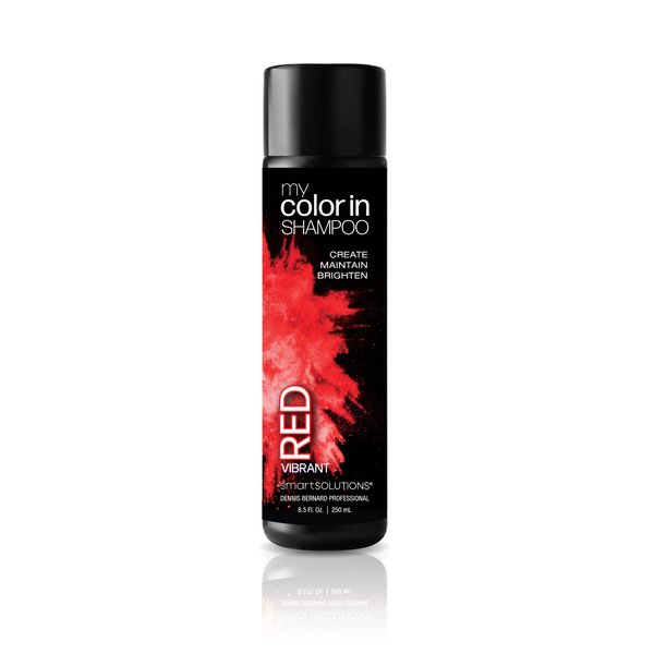 MyColorIn Color Depositing Shampoo (Vibrant Red) - Sulfate & Paraben Free Hair Dye | Made in USA (8 Colors)