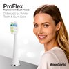 AquaSonic Duo PRO 8-Pack Replacement Brush Heads - Upgraded Proflex Brush Heads for Improved Plaque Removal - Genuine AquaSonic