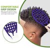 KOUPA Magic Silicone Curly Hair Brush, One Piece Twist Curl Comb for Afro Curls, Washable Hair Tool for Men Women, Purple, 1 Piece