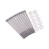 STAINLESS STEEL LS1 INTAKE MANIFOLD BOLTS KIT For LSX LS2 LS3 LS6 CAMARO CORVETTE GM