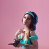 Women Princess Costume Accessories Headband Hair Ties Girls Dress Up Halloween Cosplay Party Supplies for Jasmine