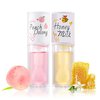 GHFCZOO Peach and Honey Milk Lip Gloss Set, 2 Pack