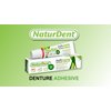 Natural Strong Denture Adhesive NaturDent holds Dentures Longer and Stronger No Zinc No Petrochemical No Paraben No Yucky Taste