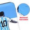 400 Pockets Soccer Card Binder for Soccer Trading Cards Collectors,Portable Waterproof Soccer Card Storage Bag with Removable Sleeves,Compatible with Sports TCG Soccer Cards 2024-2025