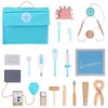 Doctor Kit for Toddlers 3-5, Pretend Doctor Play Set, 18PCS Dentist Kit Doctor Role Play Set, Medical Kit with Toy Stethoscope, Gifts for Boys Girls