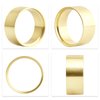 Hobbypark Brass Internal Beadlock Ring Clamp Ring Fit 1.0 Beadlock Wheels for TRX4M Axial SCX24 Upgrades Parts,with Lock Nuts Wheel Wrench