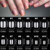 LoveOurHome 600pc Clear Gel X Nail Tips Short Square Fake Nail Tips Full Cover Clear False Nails Soft Gel X Nail Art Tips Artificial Fingernails for Salon and Home Gel X Acrylic Nail Design