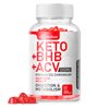 Organic Keto ACV BHB Gummies - Apple Cider Vinegar with The Mother Supplement - Vitamin D3 Zinc Beetroot Pomegranate Chromium Beta Hydroxybutyrate - Vegan Sugar Gluten Free for Men Women