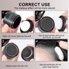 Instantly Hairline Powder,Root Cover Up Hairline Shadow Powder, Root Touch Up Hair Powder,Quickly Conceals Hair Loss, Eyebrows, Beard Line,Coverage Hair Powder for Thinning Hairline-Black