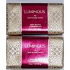 2 LUMINOUS 5 OZ. SHEA BUTTER CLEANSING BAR SOAP bath body