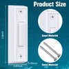 Lighted Doorbell Button, Wired Door Bell Push Button LED Door Chime, Wall Mounted Doorbell Switch Garage Doorbell Button (White, White Light)
