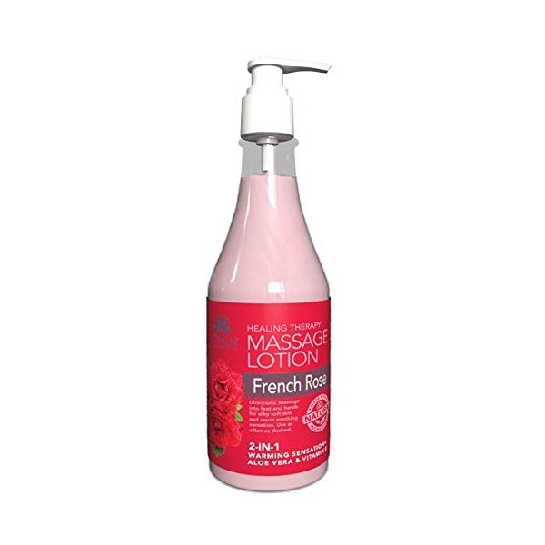La Palm Massage Lotion French Rose 8oz
