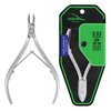 NGHIA Cuticle Nipper - D-03 JAW 16 | Stainless Steel | Durable and Sharp | Ergonomic Design | Grey Plated | Ideal for Salons and Home Use