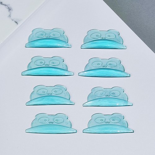 PERMANIA Lash Lift Rods, New Self-adhesive Super Soft Lash Lift Pads Extreme Eyelash Curler 8Pcs/4Sizes (Blue)