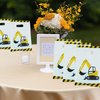 CupaPlay 50Ct Construction Zone Party Supplies Goodie Favor Plastic Bags - Kids Construction Birthday Party Favors Decorations Tractor Truck Goodie Gift Bag