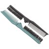 2pcs Double Teeth Folding Comb for Teasing and Hair Braiding - Collapsible Pocket Brush for Salon Styling, Portable for Men and Women