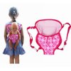 XADP Baby Dolls Carrier Backpack Doll Accessories Front and Back Carrier with Straps for 15 Inch to 18 Inch Dolls, Doll Carrier