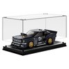Speed Champion Display Case, Parking Garage Acrylic Display Case, 7.8 x 3.4 x 4.1 Inches, Collectibles Dustproof Showcase for Racing Sports Car Toy (Case Only)