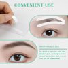 24 Pairs Eyebrow Auxiliary Sticker Disposable Eyebrow Stamp Stencil Kit Eyebrow Template Sticker Eyebrow Template Sticker, Adjustable