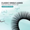 GEMERRY Lash Extension Classic Lash Extensions Individual Lashes 05/07/15/18/20 C/D Curl 8-20mm Volume Lash Extensions Mixed Lengths Professional Supplies for Eyelash Extension(0.18-D-8-14)